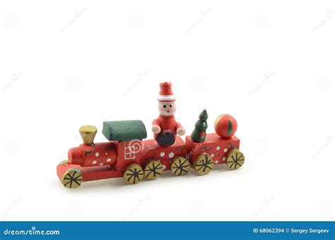 A Christmas Train Stock Photo Image Of Train Background 68062394