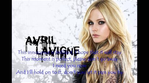 Avril Lavigne ~ Innocence Lyric Video Youtube