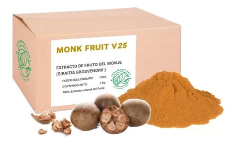 Monk Fruit V10 Extracto Puro Fruto Del Monje Rinde 40kg Azuc Natulce