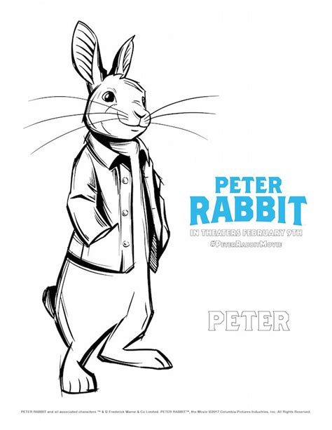 The Tale Of Peter Rabbit Coloring Pages - Tripafethna