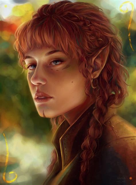 Wood Elf By Annahelme On Deviantart Wood Elf Elf Drawings Female Elf