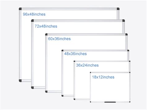 Whiteboard Sizes What Size Do You Need Off