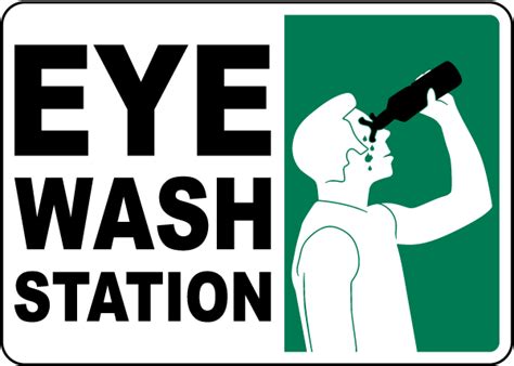 Eye Wash Station Sign Save 10 Instantly