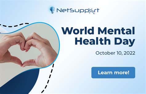 Today Is World Mental Health Day Netsupport Inc