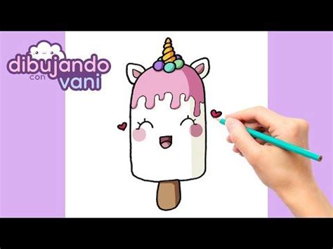 COMO DIBUJAR UN HELADO DE UNICORNIO KAWAII DIBUJOS PARA DIBUJAR