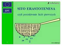 Liczby Pierwsze I Z O One Sito Eratostanesa Matematyka W Podstaw Wce