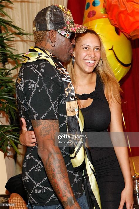 Former NBA player Dennis Rodman and daughter Alexis Rodman celebrate ...