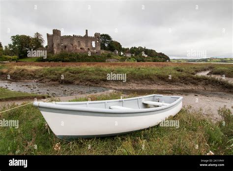 The estuary of Laugharne where Dylan Thomas wrote poetry in particular