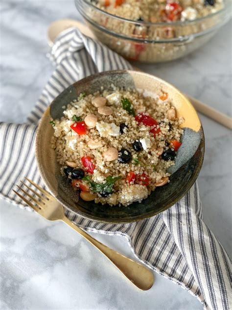 Feta and Herb Quinoa Salad • Kath Eats