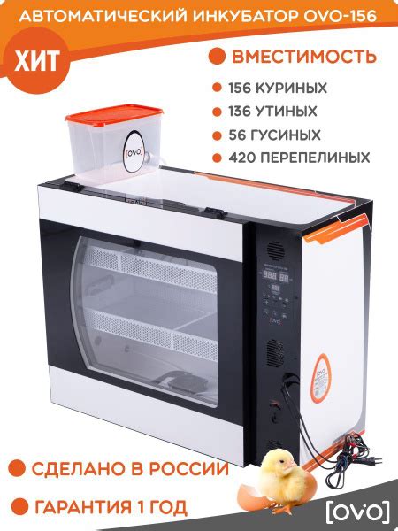 Инкубатор для яиц автоматический OVO-156 - купить с доставкой по ...