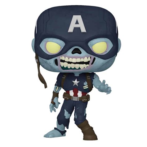 Marvel What If Funko Pop Vinyl 948 Zombie Captain America Exc