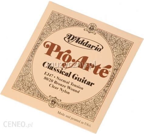 Struna D Addario J 47 Pro Arte Ceny I Opinie Ceneo Pl