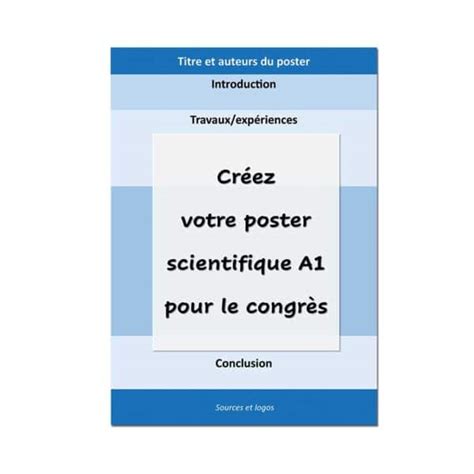 Cr Ez Votre Poster Scientifique Personnalisable A