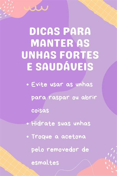 Dicas para manter as unhas fortes e saudáveis