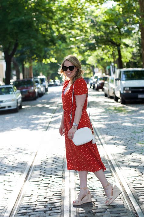 Red Polka Dot Dress A Blondes Moment