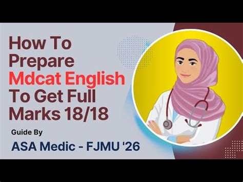 How To Prepare Mdcat English To Score Full Marks English Tips By Asa