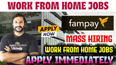 Fampay Is Hiring Best Work From Home Jobs Today Job Vacancy