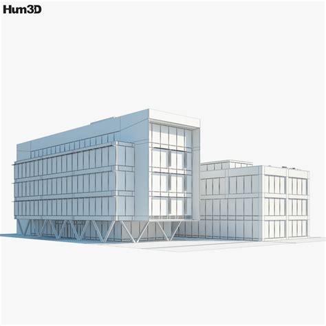 Office Building 3d Model Download Architecture On