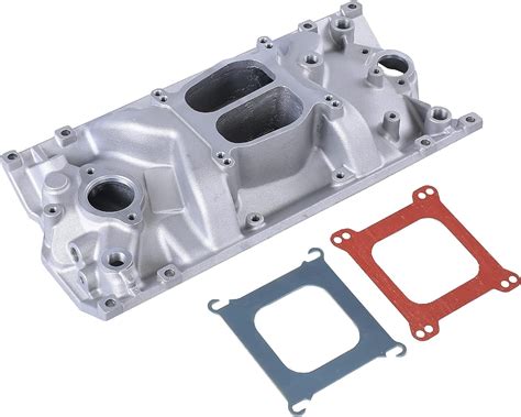 Aluminum Satin Intake Manifold For Sbc Small Block Chevy