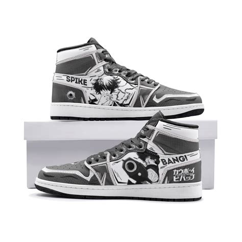 Spike Spiegel Cowboy Bebop Mid Basketball Shoes Animebape