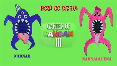 How To Draw And Paint Nabnab And Nabnaleena Diy Tutorial Garten Of