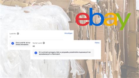 Gdzie Doda Numer Lucid W Koncie Ebay Rejestracja Opakowa W Niemczech