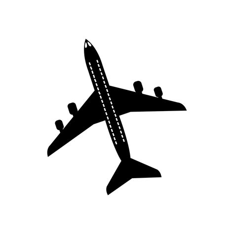 Airplane illustrated on a white background 8270880 Vector Art at Vecteezy