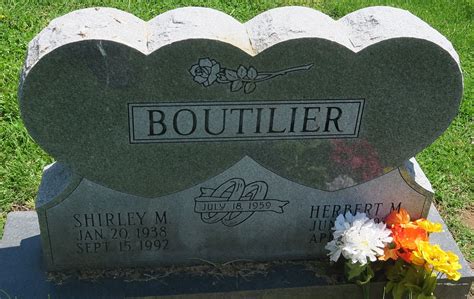 Shirley M Coulson Boutilier M Morial Find A Grave