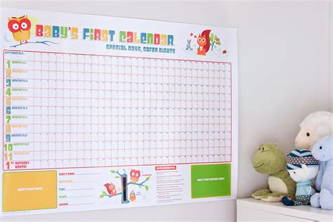 Baby First Year Calendar – Calendar Template 2023