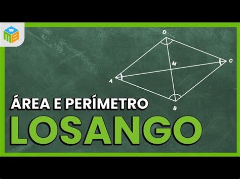 Área e Perímetro Losango YouTube