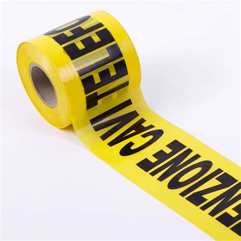 Barricade Caution Tape Barrier Custom Printed Text Crime Scene Danger