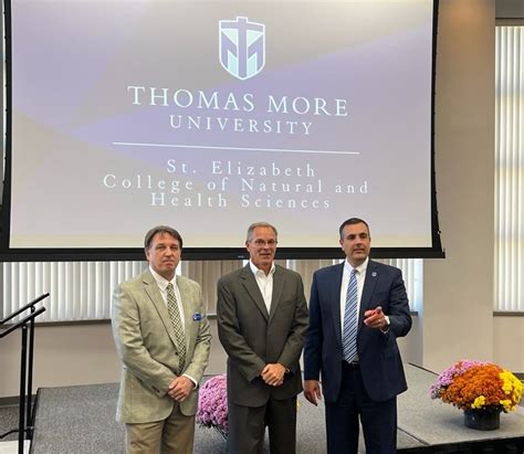 THOMAS MORE UNIVERSITY ANNOUNCES FIRST NAMED COLLEGE – MOREOVER