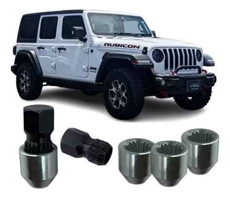 Birlos Tuercas Seguridad Antirrobo Jeep Wrangler Cuotas Sin