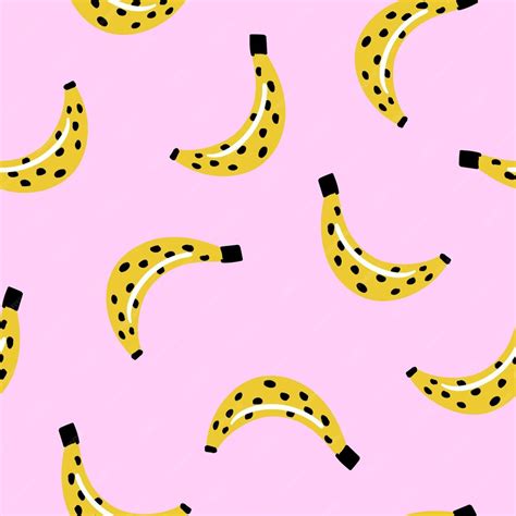 Premium Vector Bananas Seamless Pattern Bananas Background Fruit Pattern