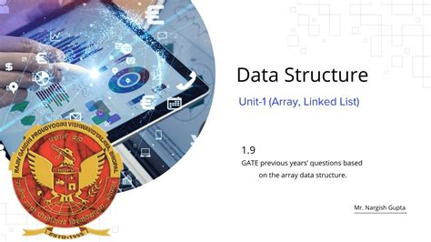 Questions Based On The Array Data Structure Unit Al