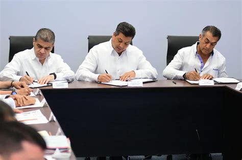 Firman Coahuila Nuevo Le N Y Tamaulipas Convenio De Seguridad