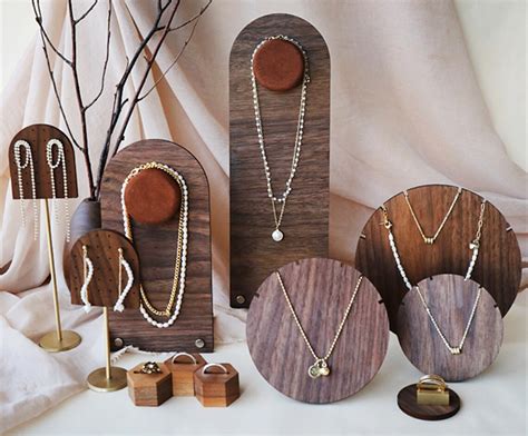 Wood Necklace Display Necklace Holder Wood Necklace Display Etsy