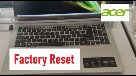 Full Factory Restore Acer Aspire Laptop Desktop Windows Swift