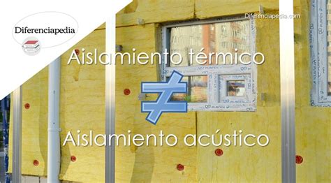 Diferencia entre aislamiento térmico y aislamiento acústico