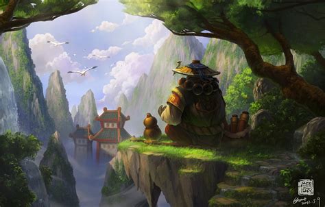 World Of Warcraft Mists Of Pandaria Wallpapers Wallpaper Cave