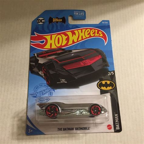 New Dc Comics Batman Hot Wheels Chrome Batmobile