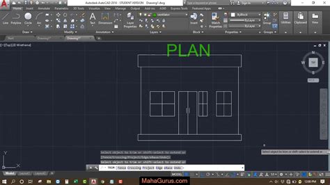 How To Draw Building Elevation In Autocad Front Elevation Elevation In Autocad In Hindi Youtube