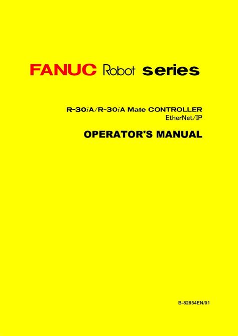 Pdf Fanuc Series Fanuc Series Ethernet Ip R A R A Mate