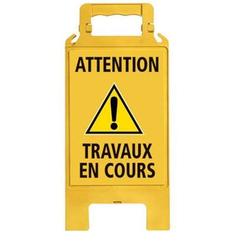 Chevalet De Signalisation Travaux En Cours X Mm Novap