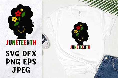 Juneteenth Svg African American Woman Graphic By Labelezoka · Creative