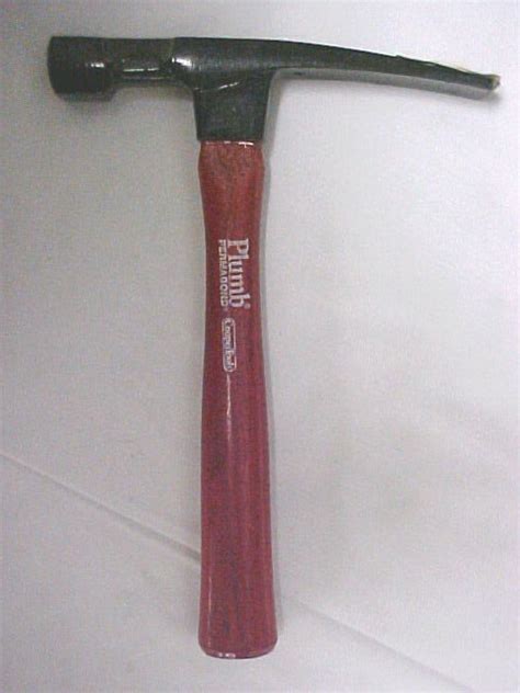 Plumb Brick Hammer Wooden Handle Masonry Hammers Block Hammers Tile