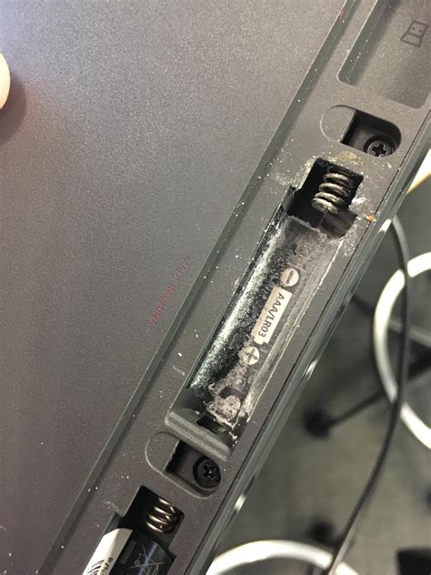 Battery corroded inside wireless keyboard. Is is safe to just stick ...