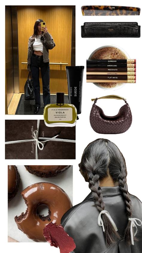 Fashion Moodboard Aestheticboard Thatgirl Brown Kendalljenner Outfit Brunette