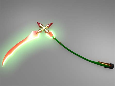 3d Marluxias Scythe Saber By Drachegott On Deviantart