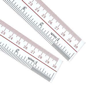 4 PCS Ruler 12 Inch, Ultra Clear Plastic Rulers, Transparent Acrylic ...